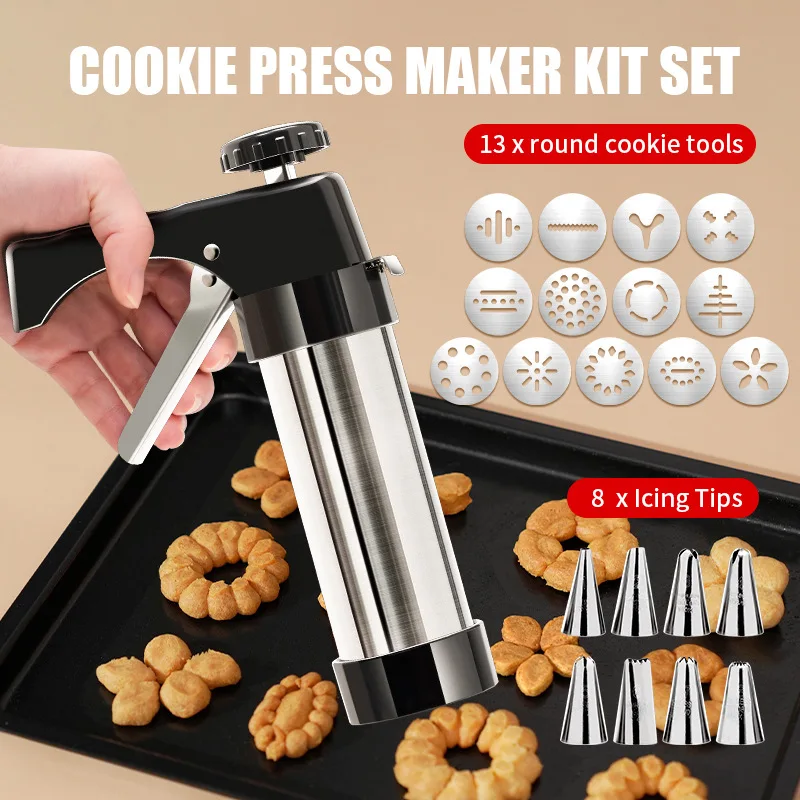 Churros Maker Gun - 13 قطعة/المجموعة DIY دليل قالب الكعكة