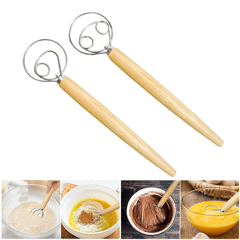 Danish Pancake Pan - كبير اليد الدنماركية العجين خفقت خلاط