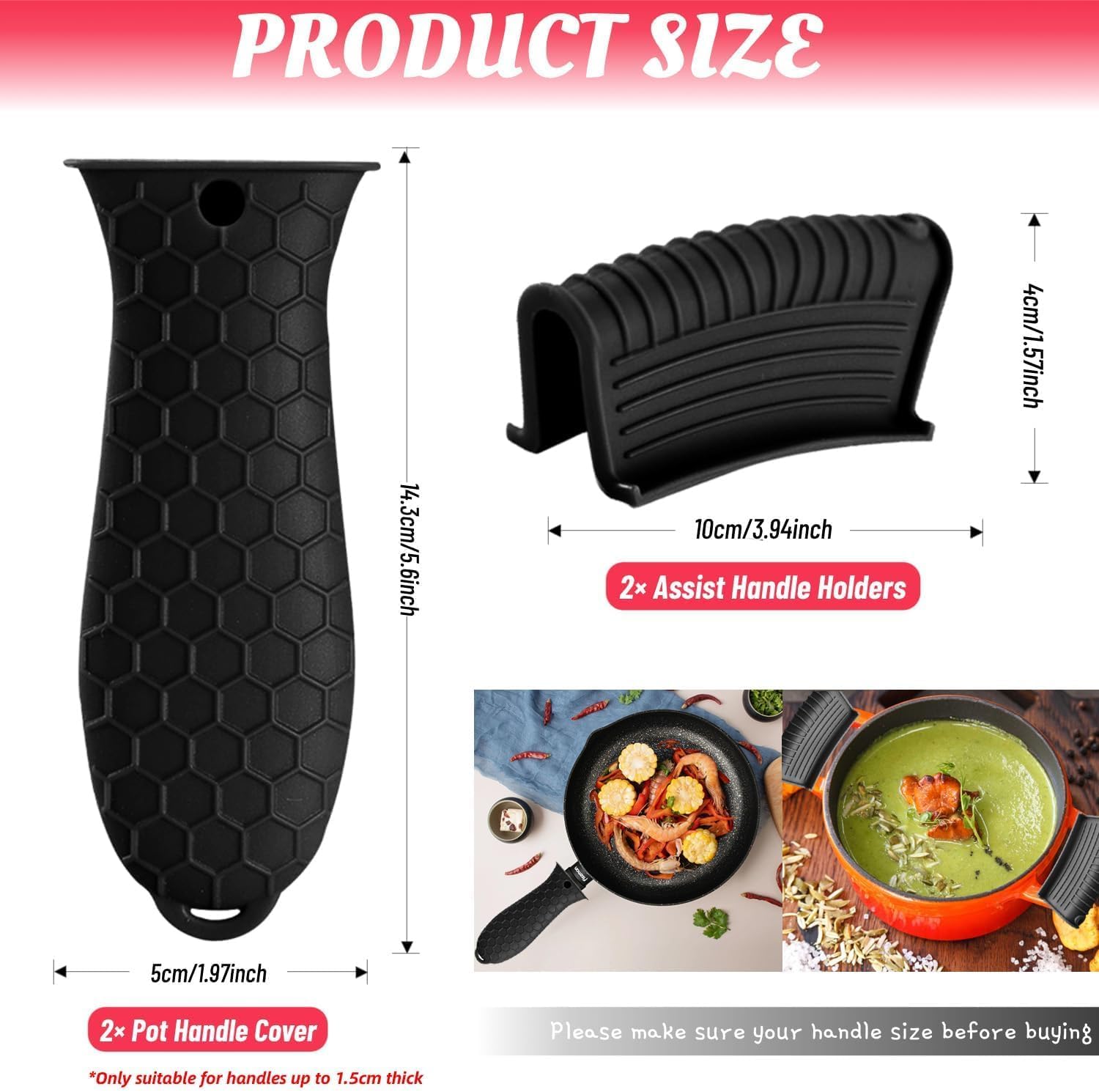 أغطية مقابض مقاومة للحرارة من  - مراجعة Cast Iron Corn وسعره