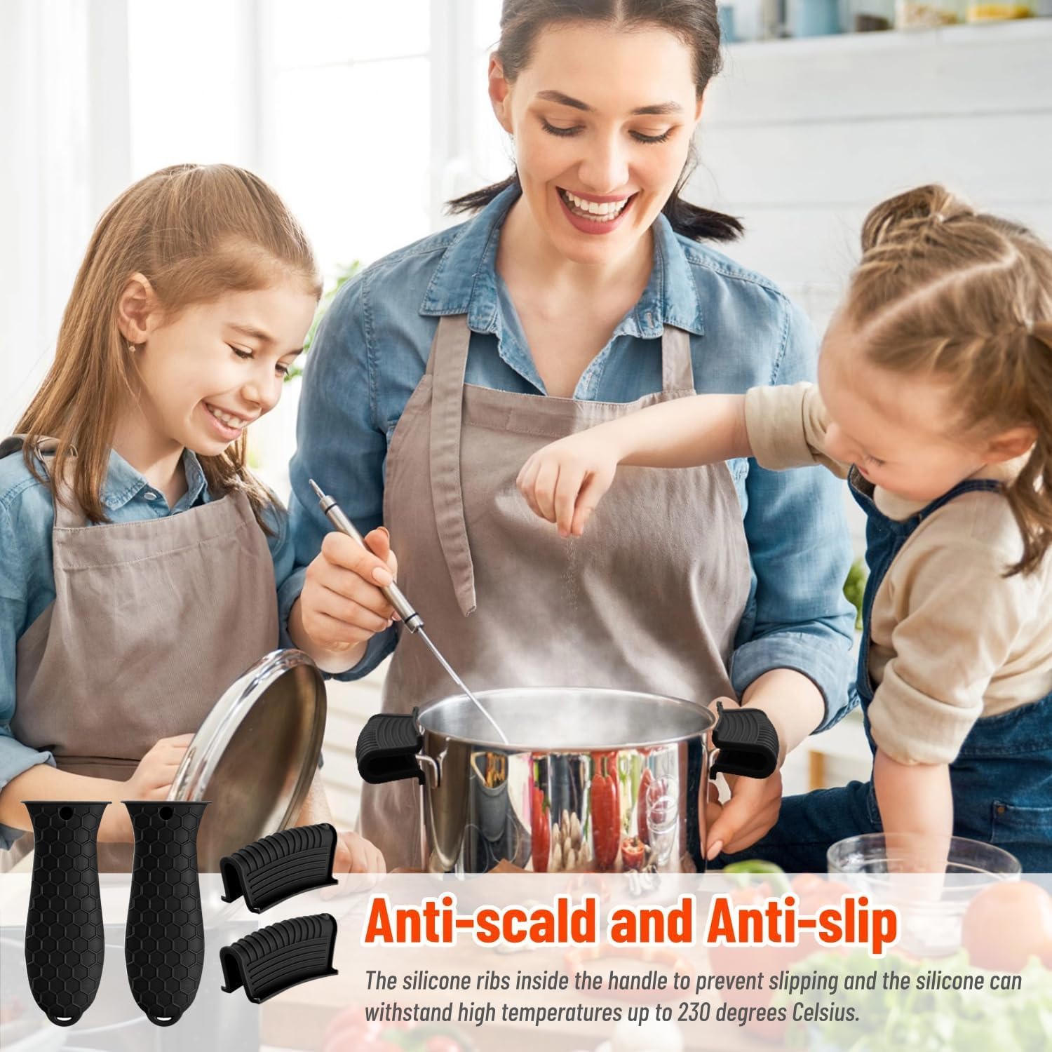 أغطية مقابض مقاومة للحرارة من  - مراجعة Cast Iron Corn وسعره