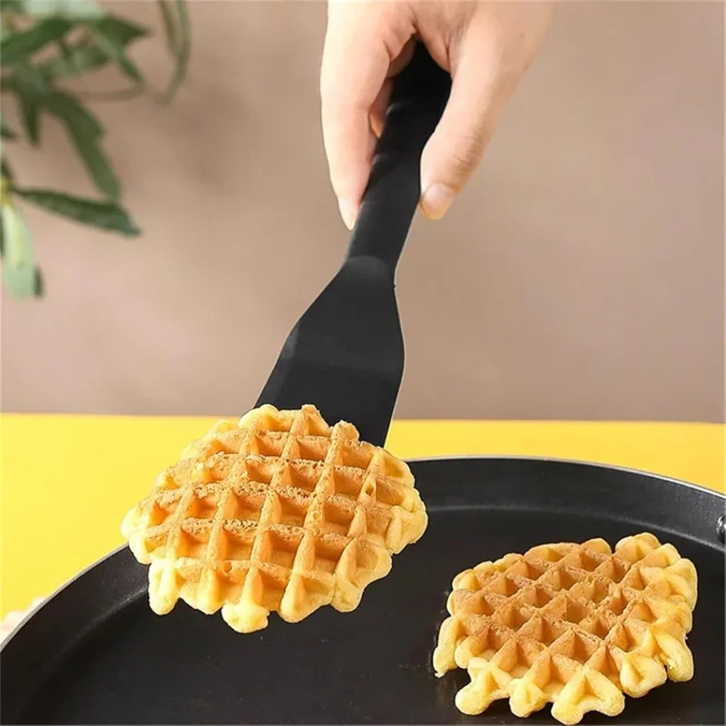 1/2 قطعة ملعقة سيليكون رقيقة ت - مراجعة Okonomiyaki Spatula وسعره