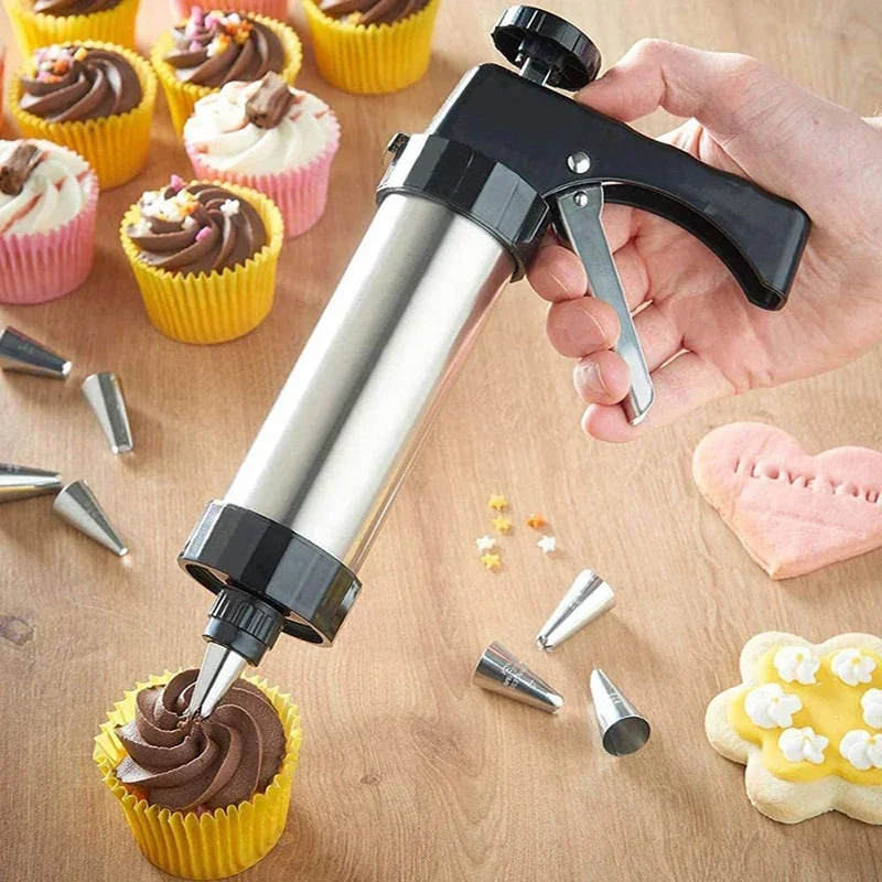 مجموعة مسدس تزيين الكيك والكري - مراجعة Churros Maker Gun وسعره