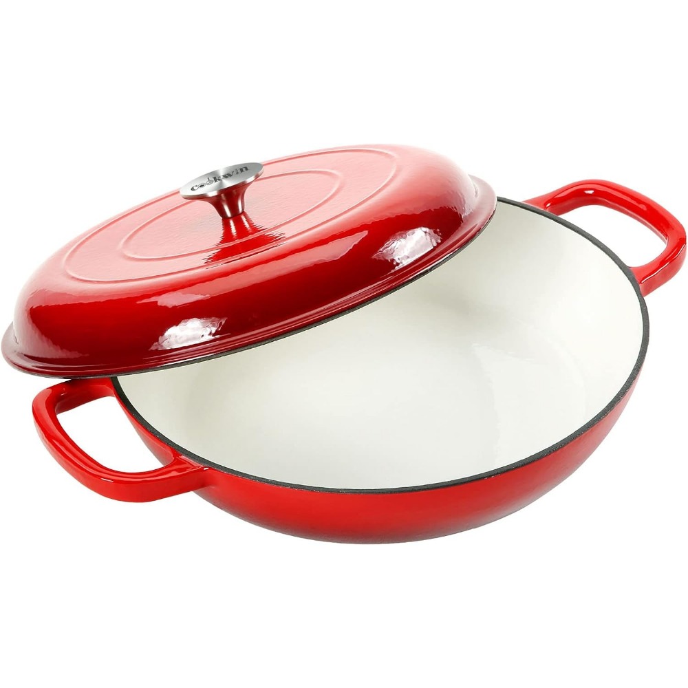 4.5L وعاء حساء الفرن الهولندي  - مراجعة Cast Iron Corn وسعره