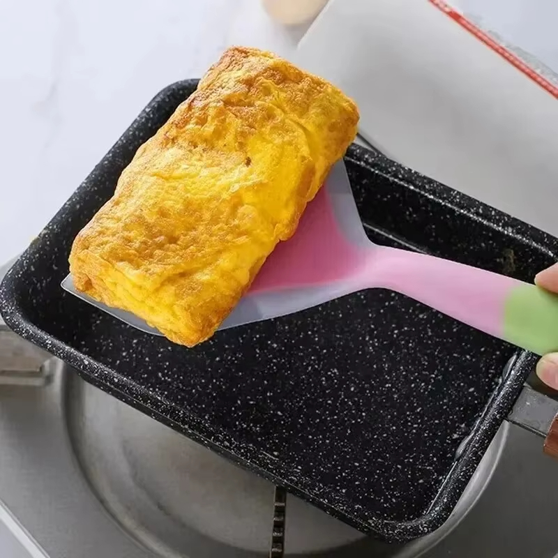 لون عشوائي فطيرة ملعقة سيليكون - مراجعة Okonomiyaki Spatula وسعره
