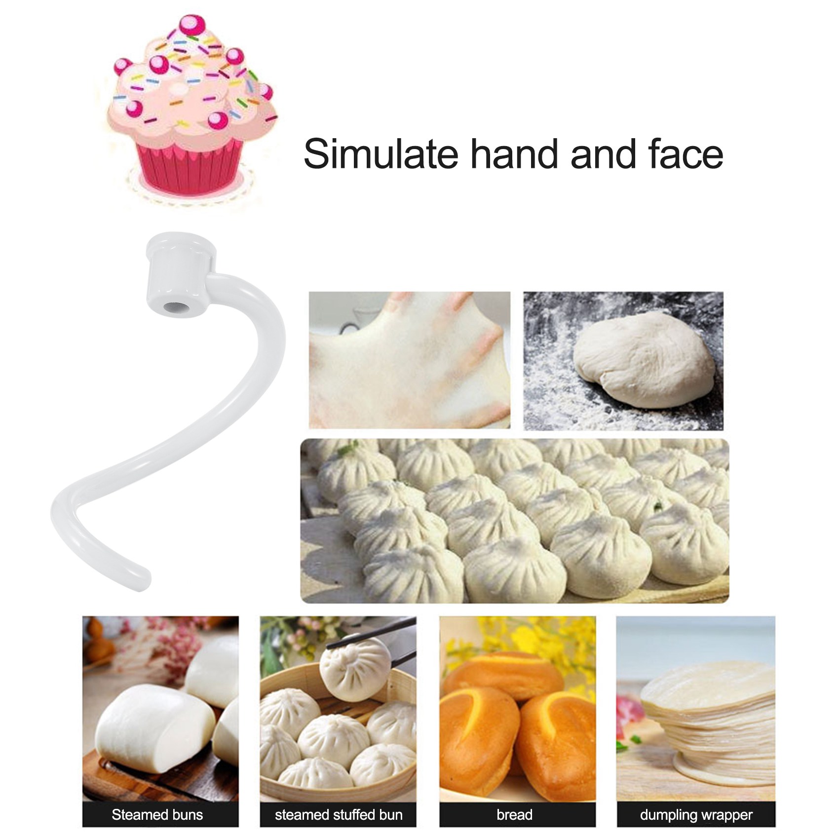 خطاف عجين حلزوني بديل من ABLD  - مراجعة Kitchenaid Mixer Pro 600 وسعره