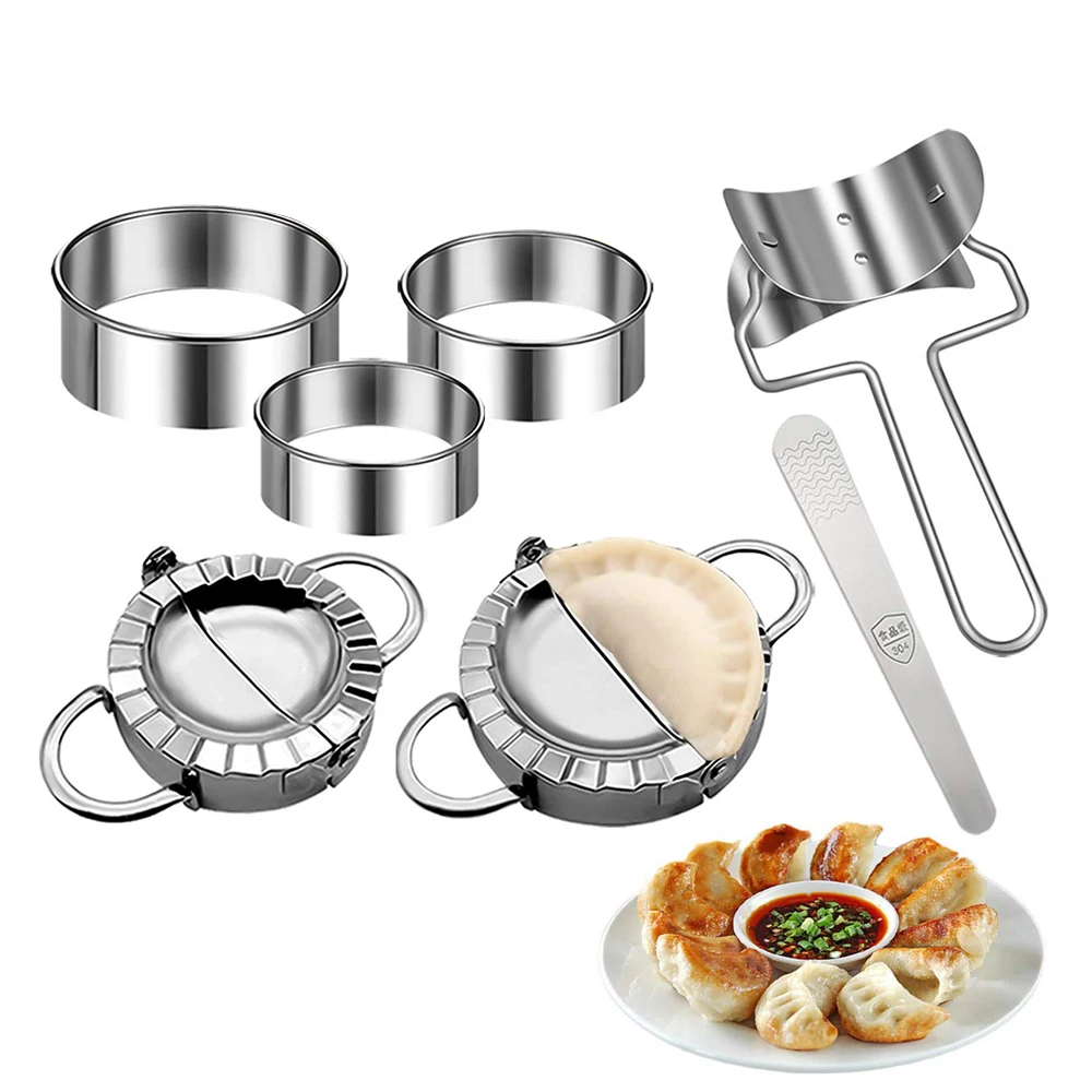 الفولاذ المقاوم للصدأ قالب زلا - مراجعة Dumpling Press Set وسعره