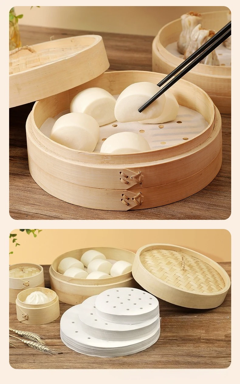 100 قطعة من ورق باخرة للاستعما - مراجعة Bao Steamer Bamboo وسعره