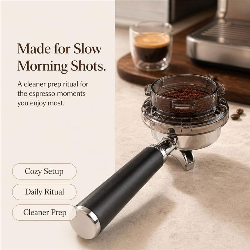 B51CNEW! مصفاة توزيع القهوة بق - مراجعة Breville Espresso Barista Express وسعره